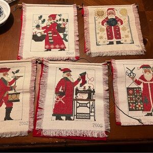 Prairie Schooler Christmas cross stitch finished